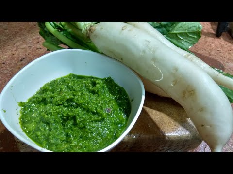 mooli ki chutney/Traditional tarike or bohot se fayde se bharpur zarur banaye yeh chutney Video