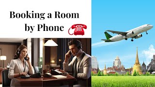 Booking a room by phone - conversation of a receptionist and a guest