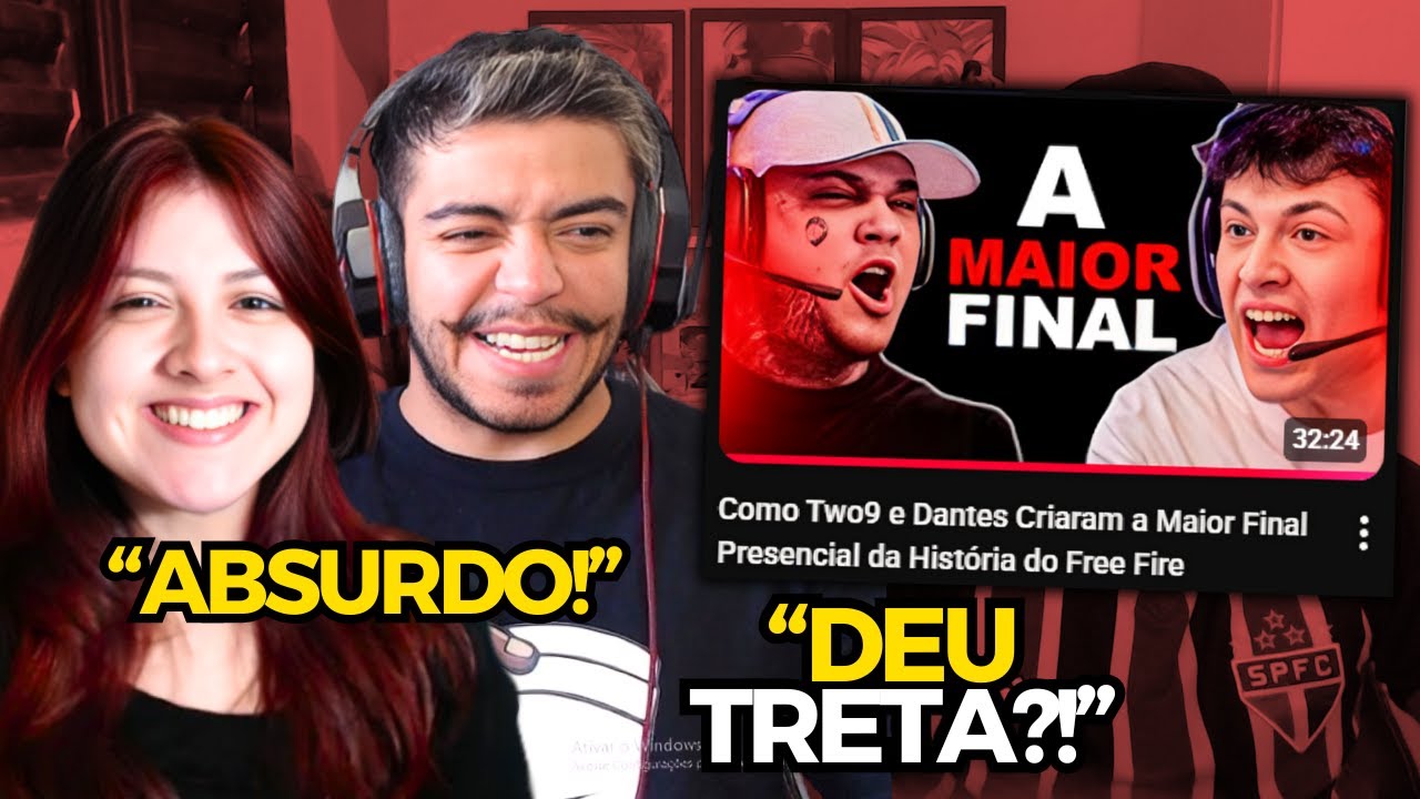 Como Two9 e Dantes Criaram a Maior Final Presencial da História do Free Fire | REACT