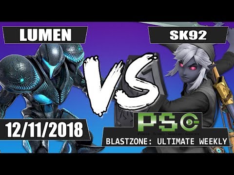 PSG Blastzone: Lumen (Dark Samus) vs SK92 (Link) - Winners Round 2
