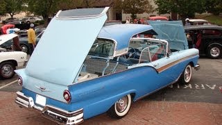 preview picture of video '1957 Ford Fairlane 500 Skyliner (actual retractable top demo)'
