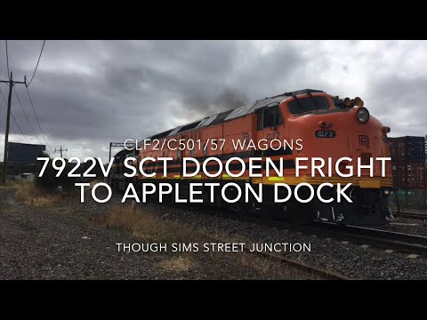 SCT Dooen Freight to Appleton Dock at Sims Street Junction (7922V)