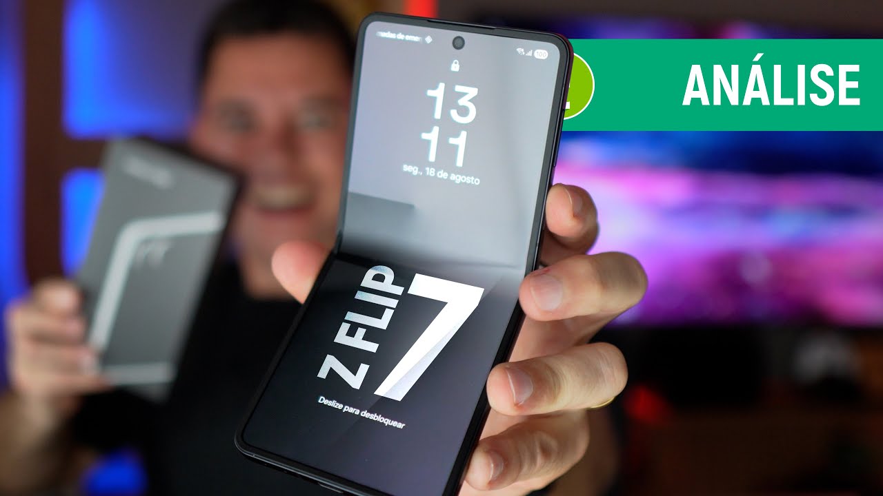 Miniatura da avaliação em vídeo de Smartphone Samsung Galaxy Z Flip7 512GB 12GB RAM - Azul