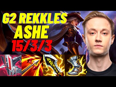 G2 REKKLES PLAYS ASHE VS MISSFORTUNE ADC |EUW CHALLENGER PATCH 11.3| [League of Legends]FullGameplay