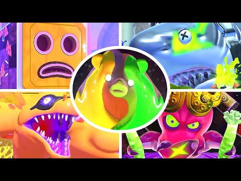 Splatoon 3 - All Bosses + Cutscenes