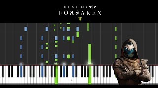 Destiny 2: Forsaken - The Tangled Shore  - 2 Piano Tutorial