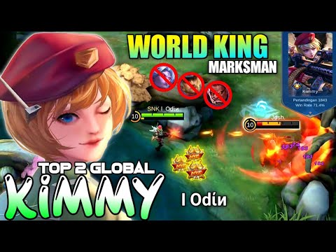 MVP Gameplay Kimmy!! Gold Lane Kimmy Late Game Monster!! - Build Top 1 Global Kimmy ~ MLBB