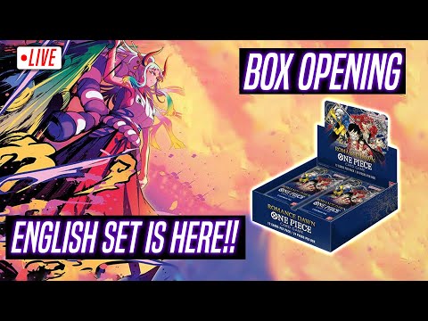 *LIVE* The Hunt for Manga Shanks Begins!  Opening OP01 Romance Dawn from the One Piece TCG