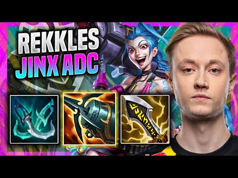 REKKLES TRAINING SOME JINX! - G2 Rekkles Plays Jinx ADC vs Ezreal! | Season 11