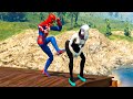 GTA 5 Water Ragdolls SPIDERMAN VS Spider Girl GTA 5 Funny Moments Euphoria Physics