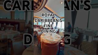 Royal Caribbean Chops Grille Fine Dining #royalcaribbean #chopsgrille #cruise