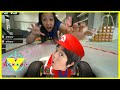 Mario Kart In REAL LIFE Ryan Plays Mario Kart LIVE HOME CIRCUIT