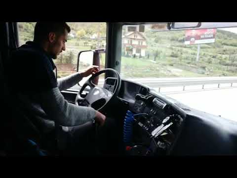 Scania R440 manual upshift and downshift