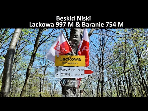 Lackowa 997 M & Baranie 754 M - Beskid Niski