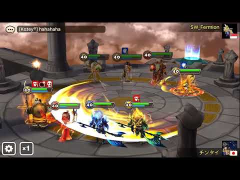 SUMMONERS WAR   RTA   PLAYER1 C3 VS SW FERMION G2   10 25 2017