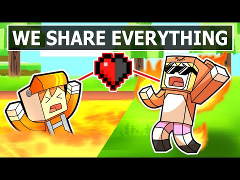 Minecraft but we SHARE EVERYTHING