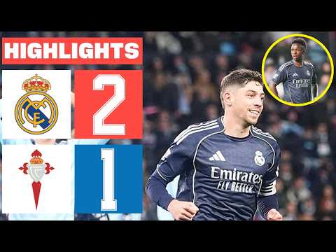 Real Madrid vs Celta Vigo 2-1 Highlights & All Goals 2026 🔥 Federico Valverde Goal