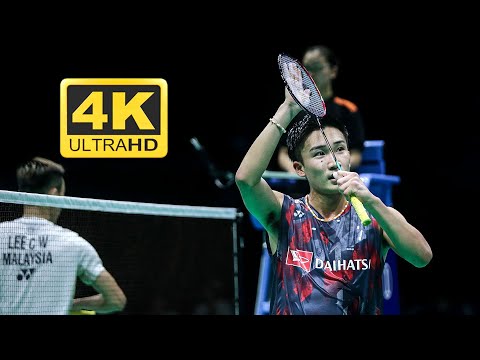 [4K50FPS] - MS - Kento Momota vs Lee Chong Wei - 2018 Badminton Asia Championships SF - Highlights
