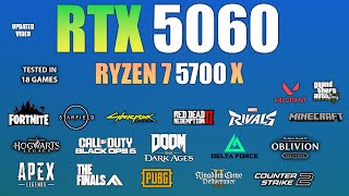 RTX 5060 + Ryzen 7 5700X : Test in 19 Games - RTX 5060 Gaming Test