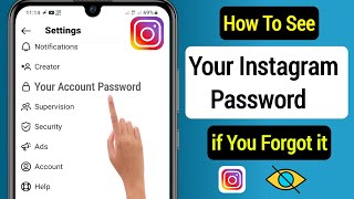 How To See Your Instagram Password If You Forgot It (2023) || Find My Instagram Password