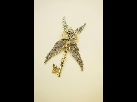DIY Steampunk ornament, How to make Mermaid jewelry, key accessories , wings accessories