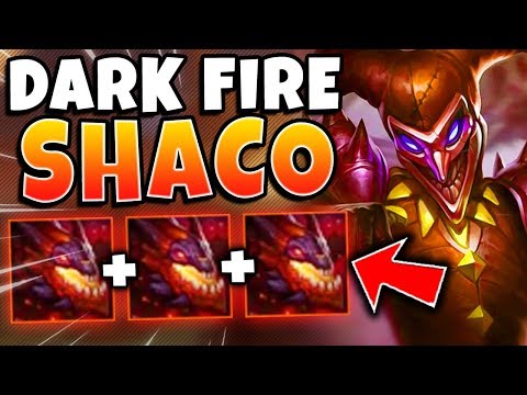 *TRIPLE INFERNAL* #1 SHACO WORLD MOST DAMAGE POSSIBLE (DARK HARVEST) - League of Legends