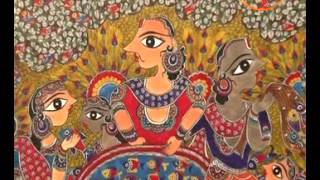 preview picture of video 'Madhubani Paintings -Madhubani is a style of Indian painting, practiced in Mithila region of Bihar'