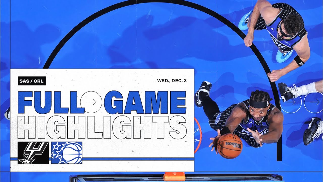 FULL GAME HIGHLIGHTS: SAN ANTONIO SPURS VS. ORLANDO MAGIC 12.03.25