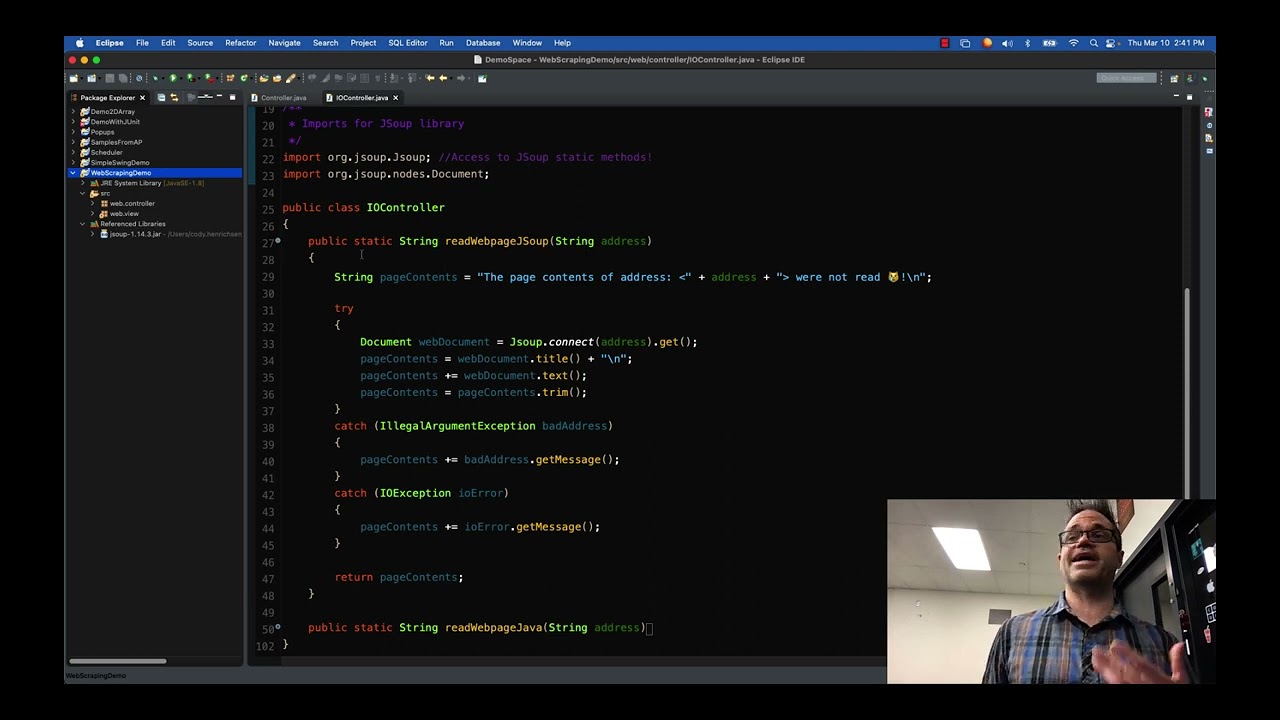 Java reading webpage with JSoup