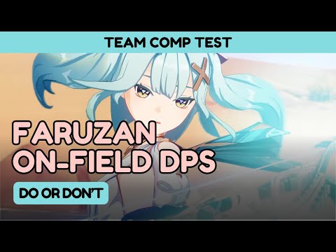 How Viable is Faruzan as On Field Charged Shot DPS | v4.4