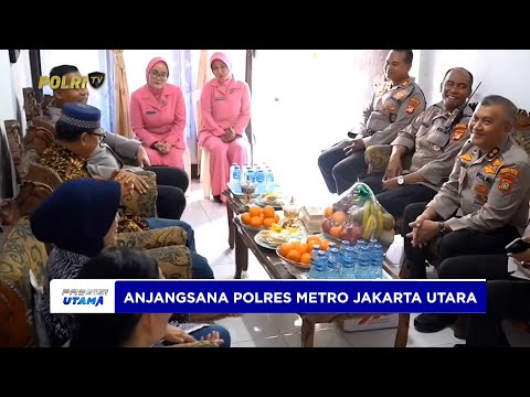 PERINGATI HARI BHAYANGKARA KE-79 POLRESTRO JAKUT GELAR ANJANGSANA KUNJUNGI ANGGOTA YANG SAKIT