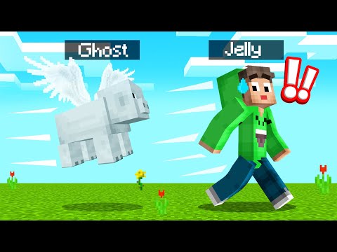 MINECRAFT But MOBS Turn INTO GHOSTS! (Creepy)
