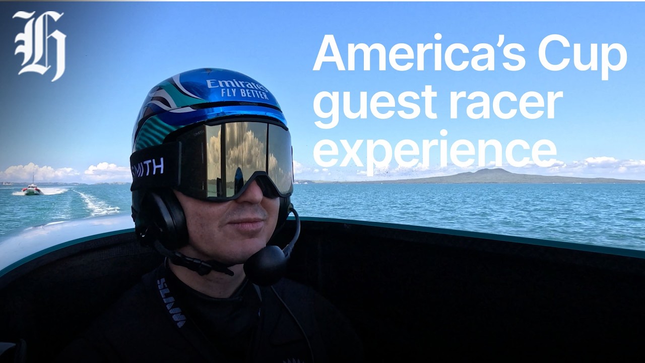 NZ Herald joins Emirates Team New Zealand for the America's Cup guest racer experience