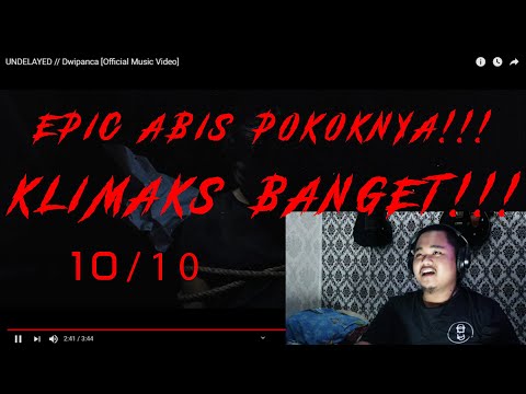 SPEECHLESS DENGERNYA!!! | UNDELAYED // Dwipanca [Official Music Video] - METALHEAD REACTION