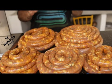 HOW TO MAKE AN ECUADORIAN MANABA SAUSAGE (ASADOS ManQ)