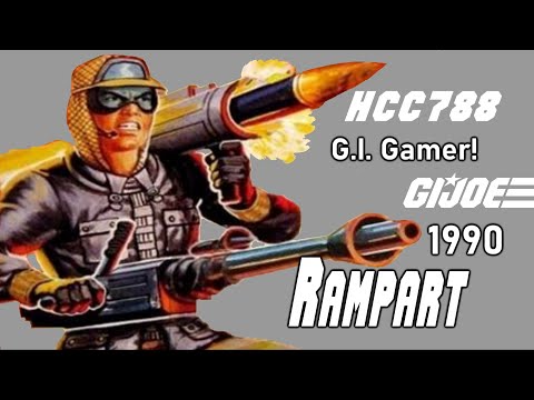 HCC788 1990 RAMPART! G.I. Gamer! Vintage G.I. Joe toy review!