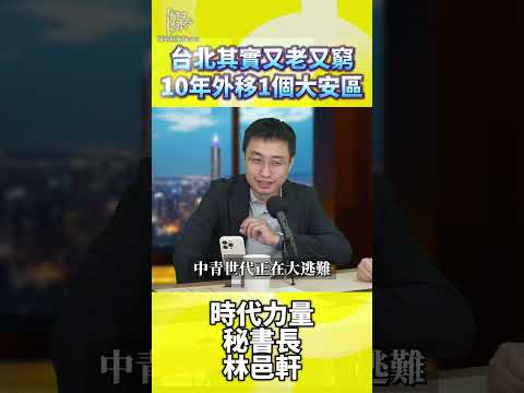 2026決戰雙北台北其實又老又窮10年外移1個大安區