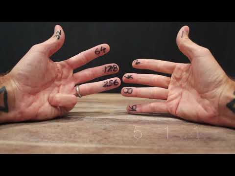 Finger Binary Counting | How to count to 1023 using only your two hands