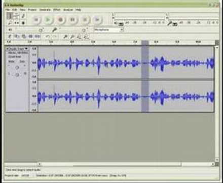 Audacity lesson 1