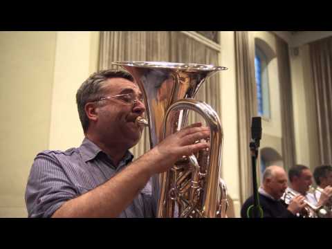 The International Staff Band record their latest CD 'Fire in the Blood' - The Salvation Army