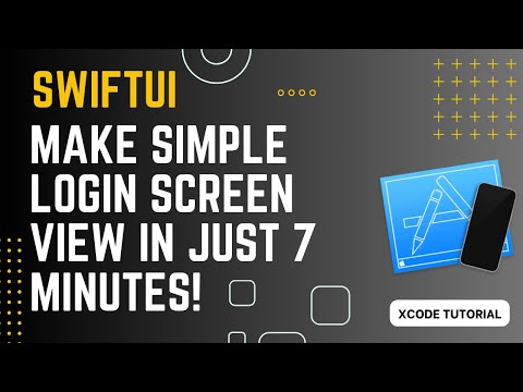 SwiftUI: Make simple login screen view in just 7 minutes! Xcode Tutorial