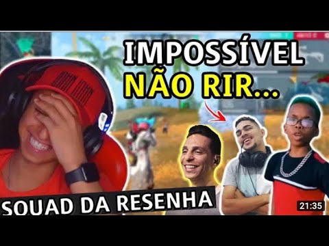 SQUAD DA RESENHA! ( NUBRU, BOCA DE 09, JEFÃO E RACHA ) - O CAPITÃO ESTÁ DE VOLTA!! FREE FIRE CLIPES