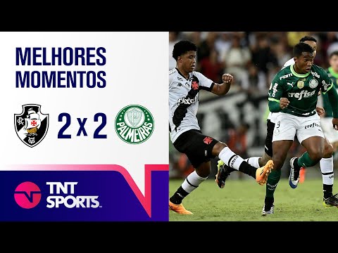 VASCO ABRE 2 DE VANTAGEM NO MARACANÃ, MAS PALMEIRAS BUSCA O EMPATE | VASCO 2X2 PALMEIRAS