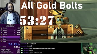 Ratchet & Clank All Gold Bolts Speedrun in 53:27