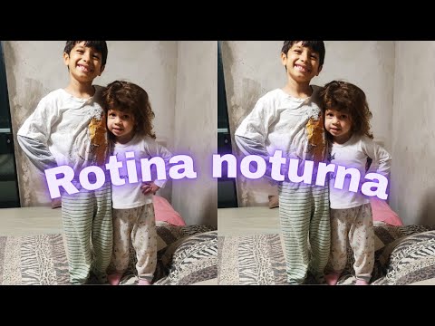 Rotina noturna com 2 filhos pequenos💖