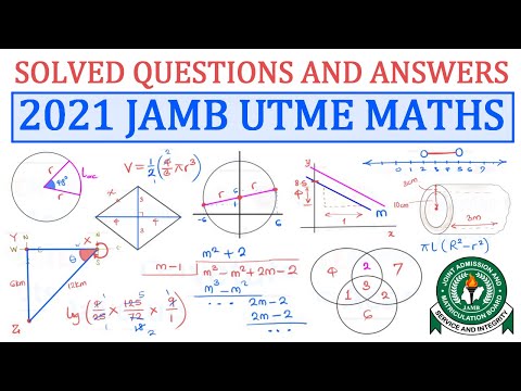 JAMB UTME 2021 MATHEMATICS Exam
