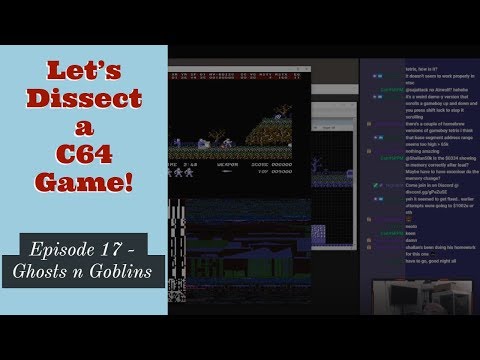 Lets Dissect a Commodore 64 Game! - Episode 17 - Ghosts n Goblins - 21/11/2019