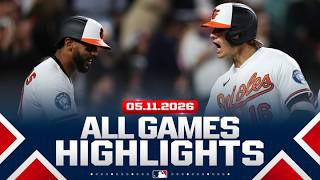 Highlights from ALL GAMES on 5/11 (Orioles' AWESOME comeback, Brice Turang walk-off HR, MORE!)