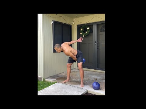 20 kg. Kettlebell Snatch x 20/82  - age 52, December 20, 2020