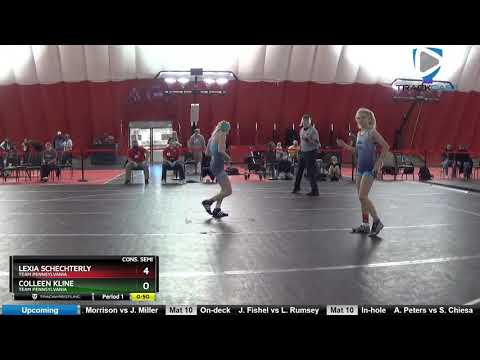 USAW TOA Club Duals HS Boys/709 HS Girls 98-105 Lexia Schechterly Team Pennsylvania Vs Colleen Kli
